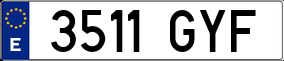 Truck License Plate
